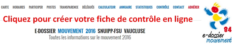 SNUipp FSU Section de Vaucluse